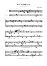 Suite in D for violin and horn