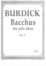 Bacchus, for solo oboe