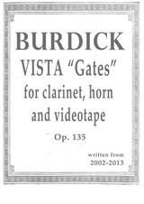 Vista 'Gates' for clarinet, horn and videotape