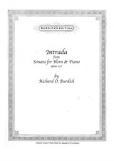 Intrada for horn and piano