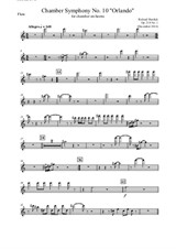 Chamber Symphony No.10 'Orlando' in C# - Parts