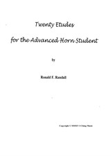 Twenty Etudes for the Advanced Horn Student