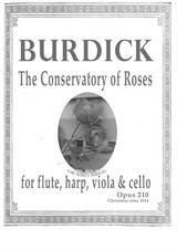 The Conservatory of Roses for flute, harp, viola and violoncello