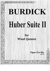Huber Suite No.2 for wind quintet