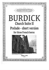Church Suite II, prelude short version, for three horns