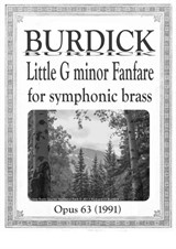 Little G minor Fanfare for Symphonic brass choir