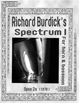 Spectrum I, an improvisation for horn and bassoon