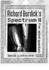 Spectrum II for wind quintet