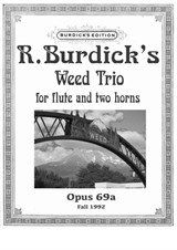 Weed Trio for flute and two horns