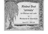 The Mindset Duet 'intimate' for clarinet and cello