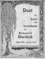 Duet for horn and trombone