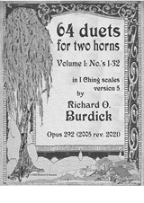 64 Duets for two horns volume 1 (Nos.1-32)