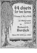 64 Duets for two horns volume 2 (Nos.33-64)