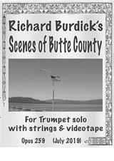 Scenes of Butte County solo trumpet, string quintet and videotape