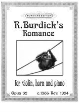 Romance for violin, horn and piano